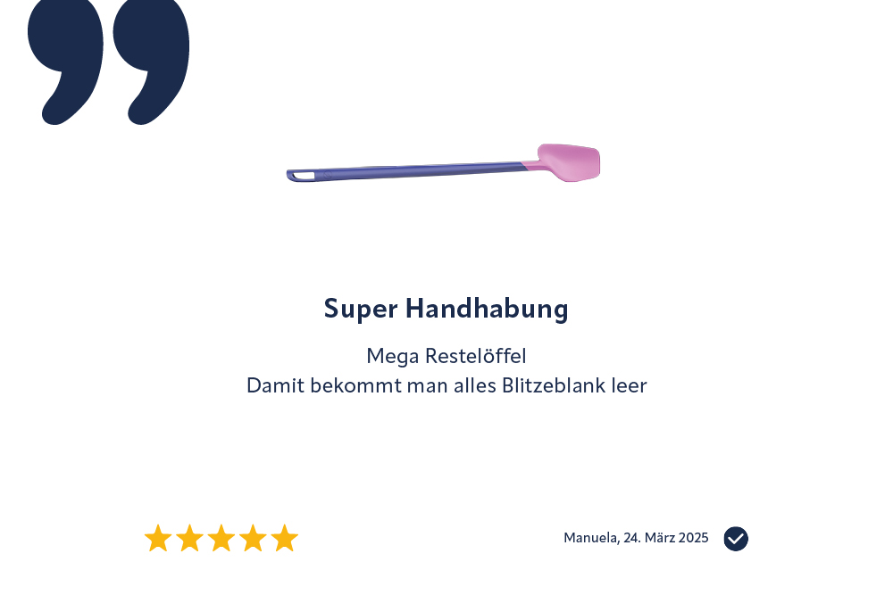 sioux-kundenbewertung-resteloeffel-tenya-super-handhabung Super Handhabung. Mega Restelöffel. Damit bekommt man alles Blitzeblank leer.